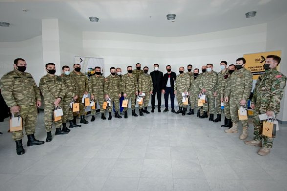 The company "166 Freight and Logistics" congratulated the participants of the Patriotic War on the holiday of Novruz